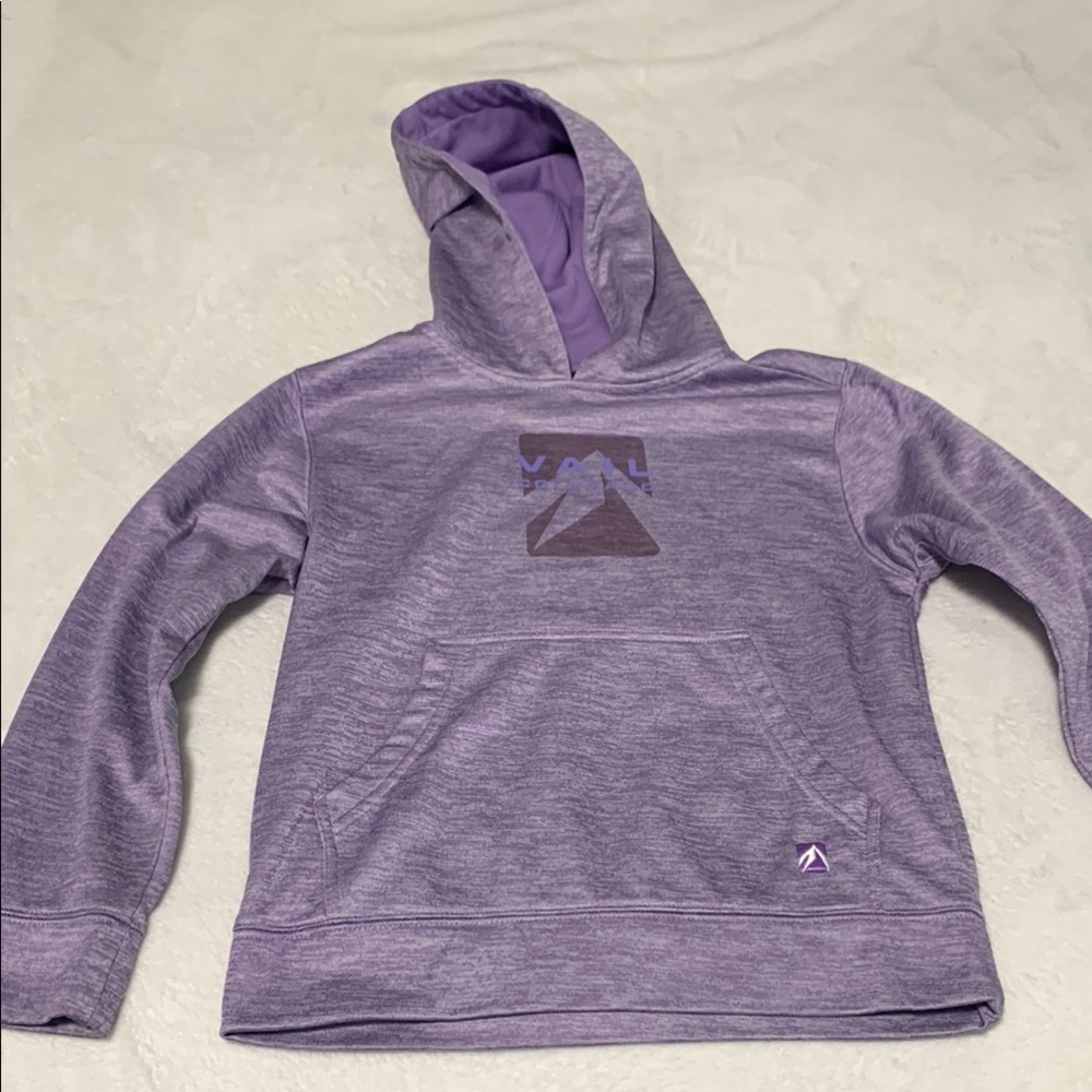 Purple Heathered Vail Colorado Hoodie